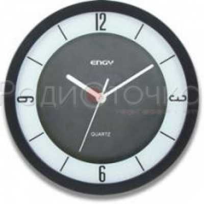 Часы настенные Engy EC-43, 26*4см (круглые) пластик/стекло