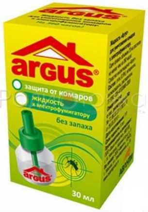 Жидкость от комаров ARGUS(б/запаха 45ночей 30мл)