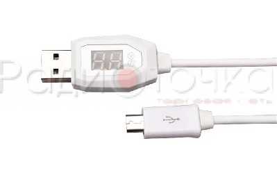 DATA кабель USB-micro USB с индикатором заряда