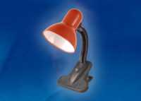 Светильник прищепка Uniel TLI-202 60W Е27 металл/пластик красный