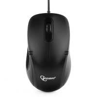 Мышь Gembird MOP-110, черный, 1000 dpi /2 кнопки +колесо-кнопка, USB