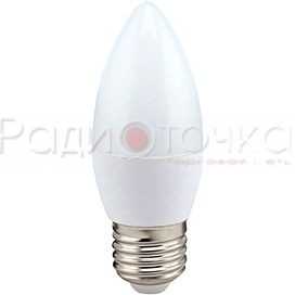 Лампа Ecola E27 8W 4000 100x37 свеча Premium