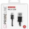 DATA кабель Prime Line USB-micro USB, 1.5м, витой
