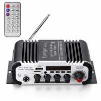 Усилитель звука Kentiger HY-V11 2х15Вт, USB, TF, FM, bluetooth)