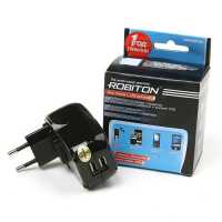 Блок питания Robiton USB1000 5В 1000мА 2 USB вых