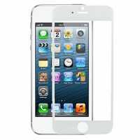 Защитное стекло для iPhone 5/5S/5G белое 3D