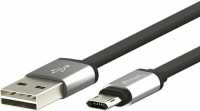 DATA кабель Partner USB-micro USB, двухсторонний micro USB, 2,4A плоский