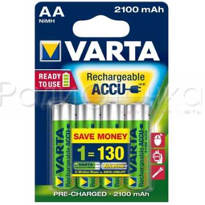 Аккумулятор Varta Ready2Use R6 2100mAh Ni-MH BL4