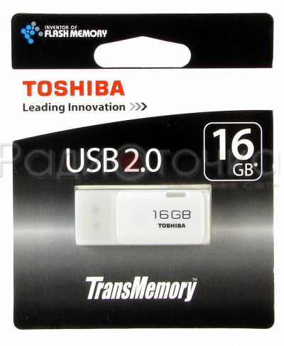 Флэш-память 16Gb Toshiba U202 White Hayabusa