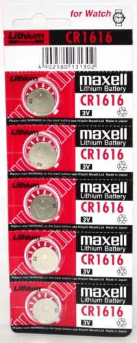 Элемент питания Maxell CR1616 BL5