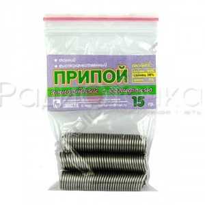 Припой с каниф.ПОС-60 15гр пружинки