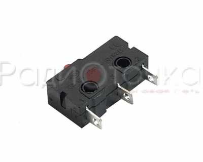Микровыключатель (5А, 250В, 20х10х6мм)