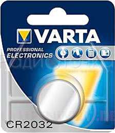 Элемент питания Varta 6032 CR2032 BL2