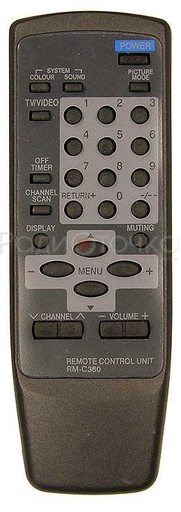 Пульт ДУ JVC RM-C360, RM-C364, RM-C565