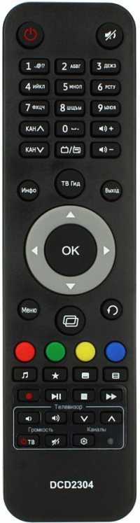Пульт ДУ SAT МТС EKT DCD2304, EKT DCD2204 (Воля DCD2104)