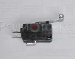 Микровыключатель с рычагом и роликом 28мм (5А, 250В, 28х16х10мм)