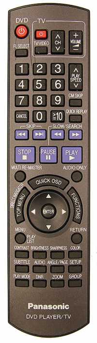 Пульт ДУ Panasonic N2QAYB000198 (DVD) оригинал