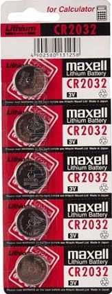 Элемент питания Maxell CR2032 BL5