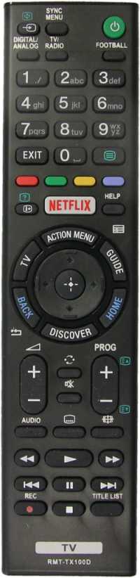 Пульт ДУ SONY RMT-TX100D, RMT-TX200E (RM-L1275 3D универс)