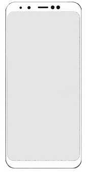 Защитное стекло для Samsung Galaxy A7 (2018, SM-A750F/DS) white 2.5D