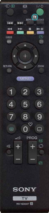 Пульт ДУ SONY RM-ED037, оригинал