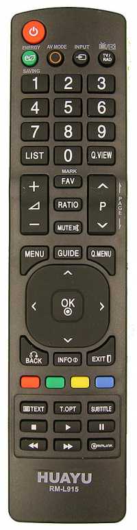 Пульт ДУ LG RM-L915+ (универс) (корпус AKB72915207)