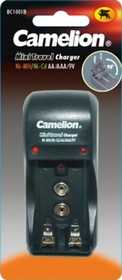 З/У Camelion BC-1001A-2*R03,R6,9V Ni-Cd/MH таймер,складн. вилка