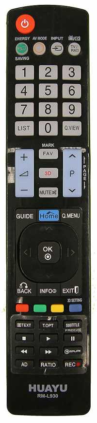 Пульт ДУ LG RM-L930+ (универс) (корпус AKB72914293)