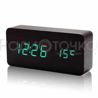 Часы 1299 (LED, будильник, температура)