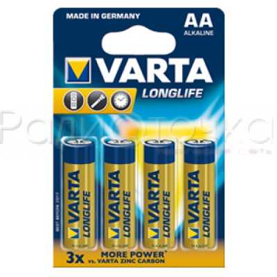 Элемент питания Varta Longlife Extra LR6/316 BL4