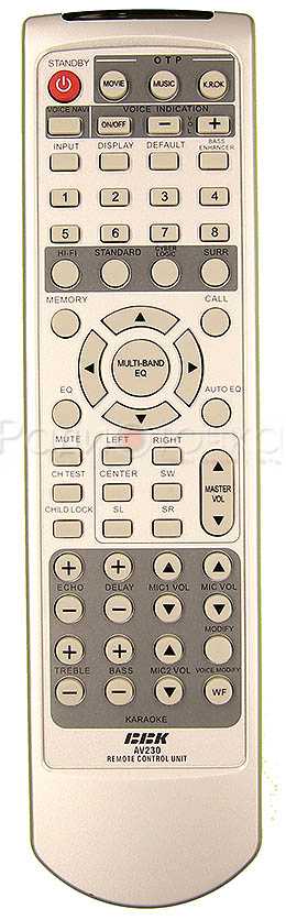 Пульт ДУ BBK AV-230 ( AUX, для усилителя ) оригинал