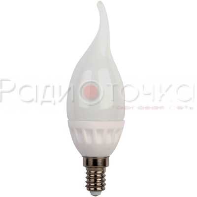 Лампа Ecola E14 5W 2700 125x37 свеча на ветру