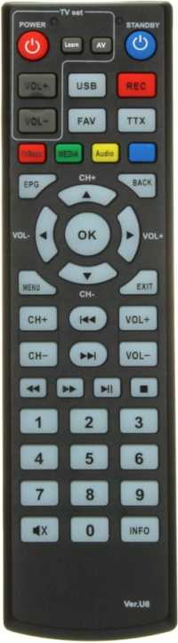 Пульт ДУ SAT ORIEL Ver.U6 (пду-6 +TV)