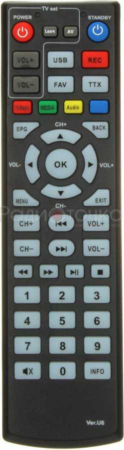 Пульт ДУ SAT ORIEL Ver.U6 (пду-6 +TV)