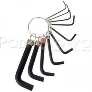 Набор шестигранных ключей ЕРМАК , 10 шт., 657-618