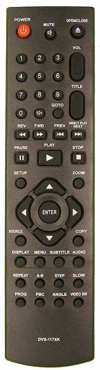 Пульт ДУ Supra DVS-117XK ( DVD )  ( FUSION JX-3010B )