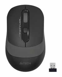 Мышь беспроводная A4Tech Fstyler FG10 черный/серый оптическая (2000dpi) USB