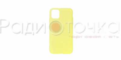 Чехол-накладка iPhone 11 Pro (5.8) плотная матовая (серия Colors) желтый