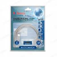 Кабель BELSIS "Fire Wire" IEEE 1394 4P вилка-6P вилка с ф/фильтром, 1.5 м (BW1442)