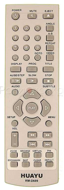 Пульт ДУ Elenberg RM-D699 (DVD-универс)