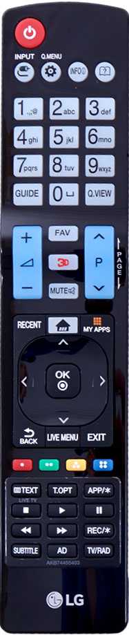 Пульт ДУ LG AKB74455403, 3D LCDTV