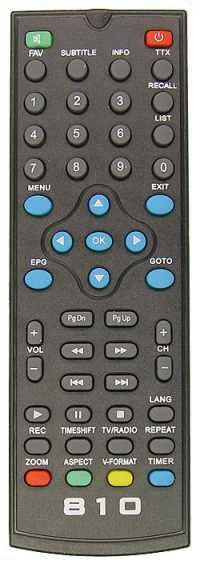 Пульт ДУ SAT ORIEL ПДУ-8, DVB-T2 (HARPER, ROLSEN, SkyTech)