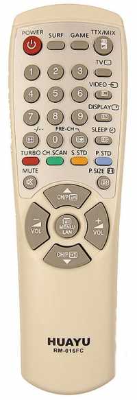 Пульт ДУ Samsung RM-016FC (универс) = Samsung RM-179F (универс.) = Samsung RM-L888 LCD (универс)