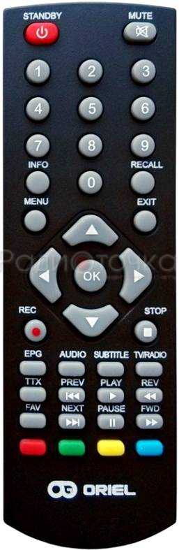 Пульт ДУ SAT ORIEL ПДУ-9, DVB-T2 (к ресиверам 790/960/961)