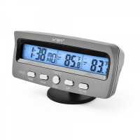 Часы автомобильные VST7045V (температура, будильник)