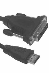 Кабель SPARKS HDMI вилка - DVI-D вилка, 3 м. SN1046