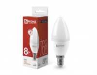 Лампа ASD/inHome C37 E14 8W (720lm) 4000К 107x37