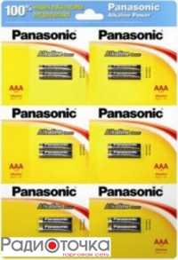 Элемент питания Panasonic Alkaline Power LR03/286 BL12(2*6)