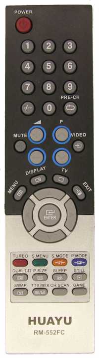 Пульт ДУ Samsung RM-552F (универс.) корпус AA59-00370A