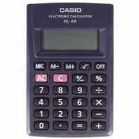 Калькулятор карманный CASIO HL-4A-S-EP (8 разряд.)